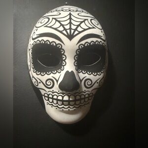 Day of the Dead / Dia de Los Muertos Mask in Black and White